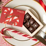 chocolate covered caramel - creamy mint 6 pieces