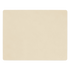 dinner mat square leather nupo - vanilla 
