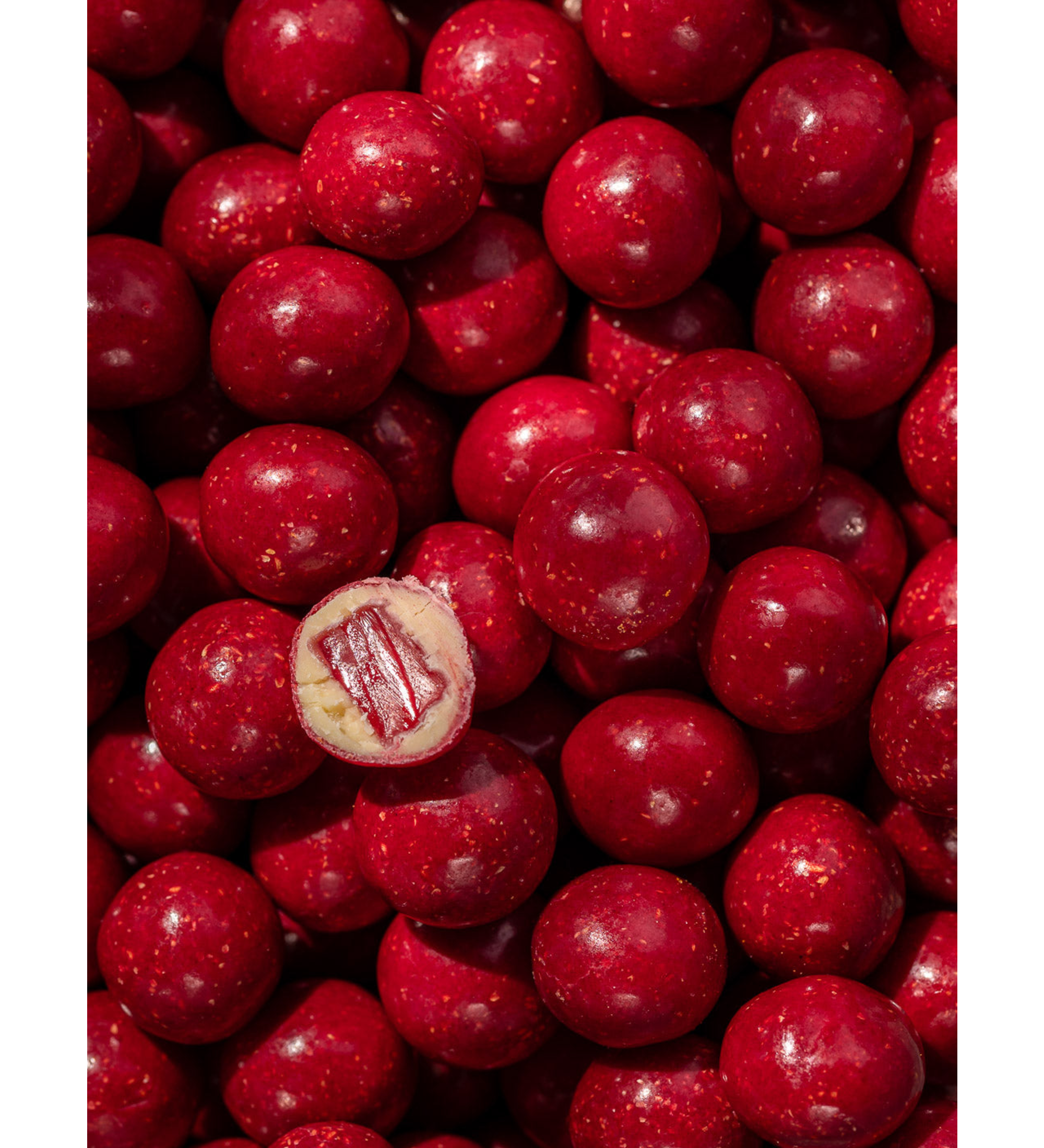 chocolate coated winegums - crunchy raspberry large tube