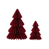 paper tree - dark red medium