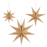 paper star - brown large