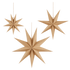 paper star - brown large