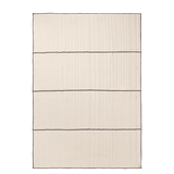 vari quilted bedspread single - natural dark chocolate