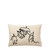 vuelo cushion - natural black