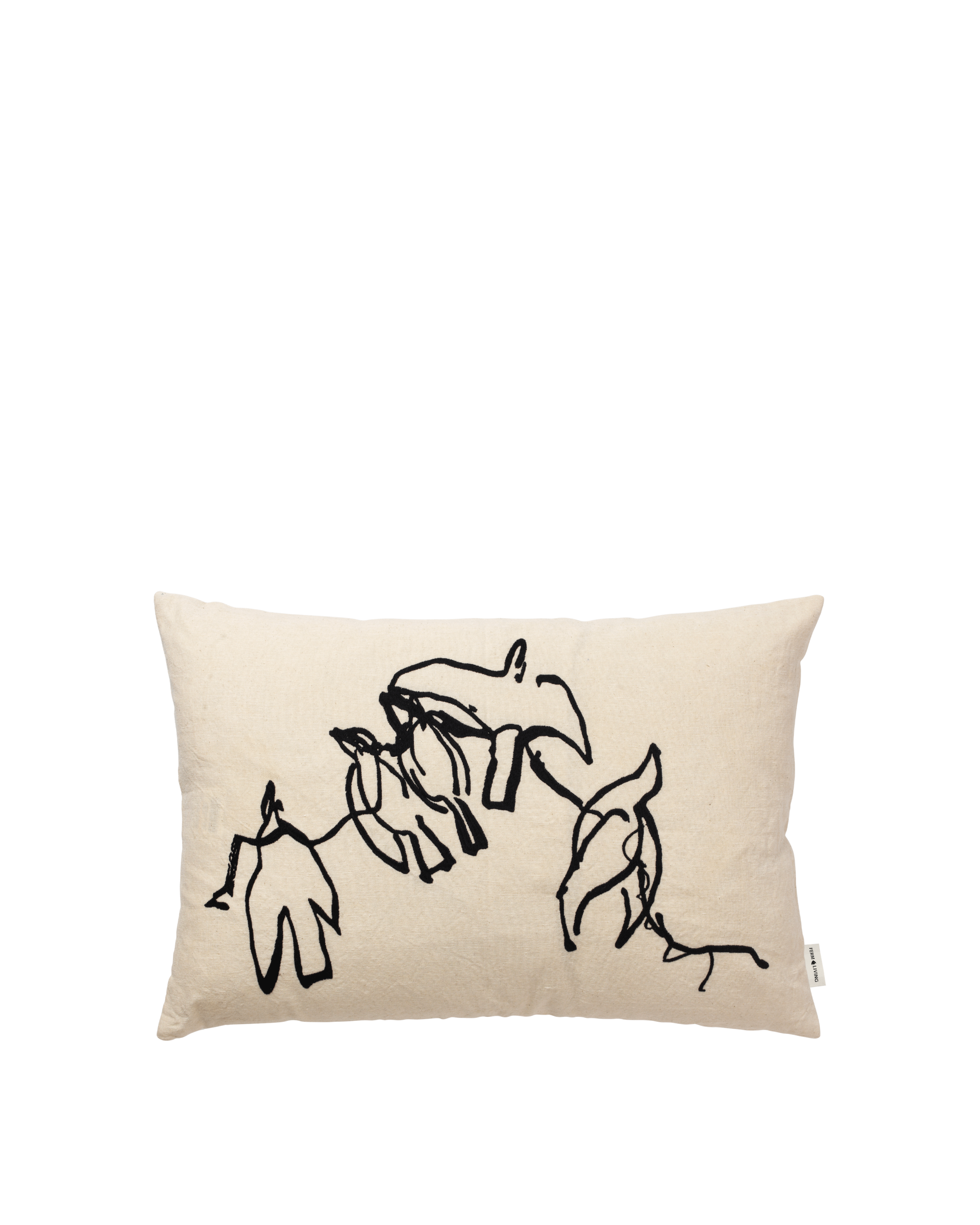 vuelo cushion - natural black