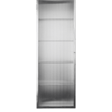 haze wall cabinet - reeded glass