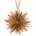 paper ornament snowflake - brown