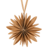 paper ornament snowflake - brown