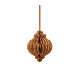 paper ornament 10cm - brown