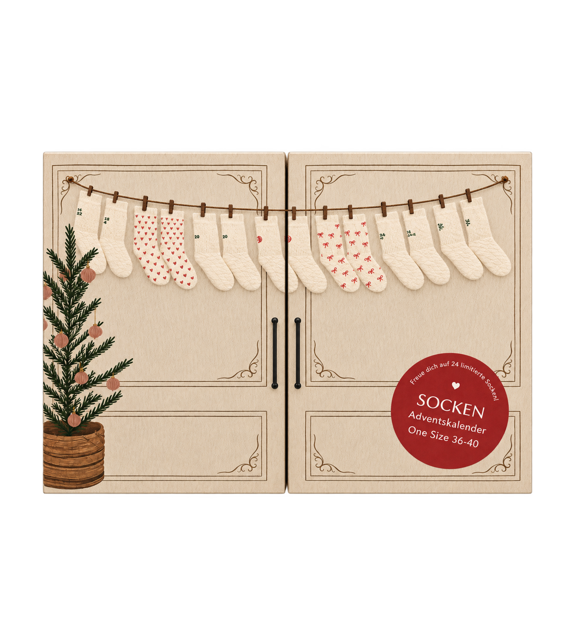 advent calendar socks - 2026