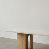 androgyne lounge table - natural oak kunis breccia