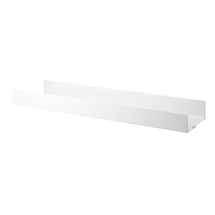string system regalboden white metall hohe kante 78/20