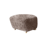 the tired man ottoman - sheepskin sahara