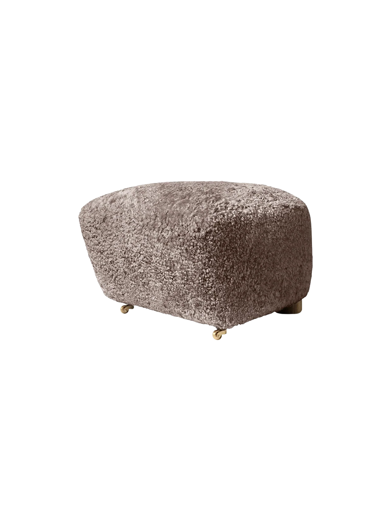 the tired man ottoman - sheepskin sahara