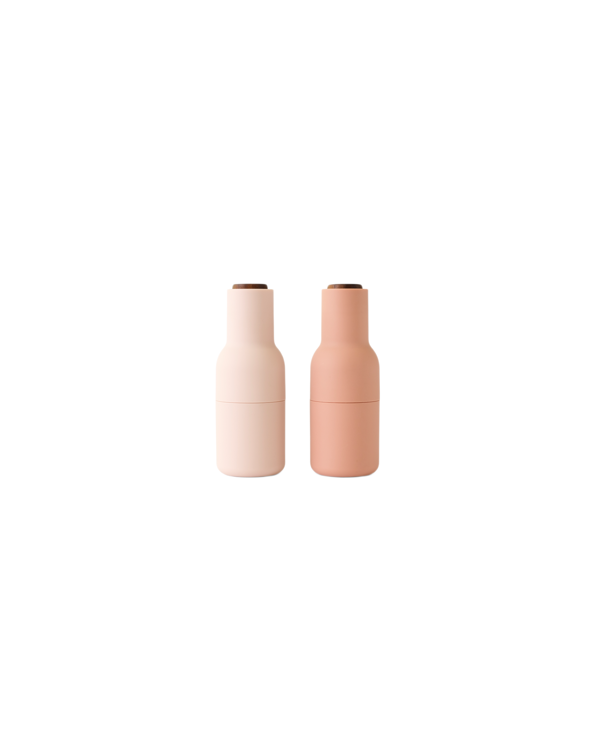 bottle grinder 2 pack - nudes walnut lid