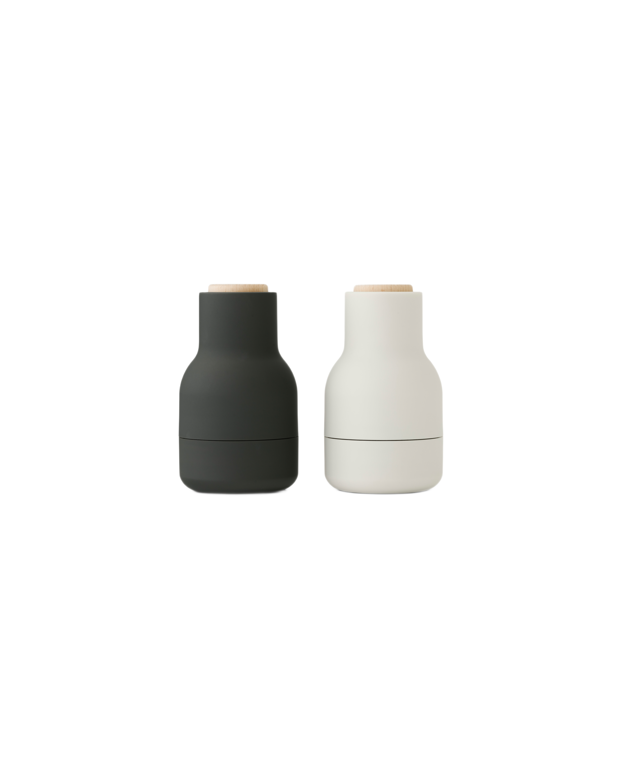 bottle grinder 2 pack small - carbon ash beech lid