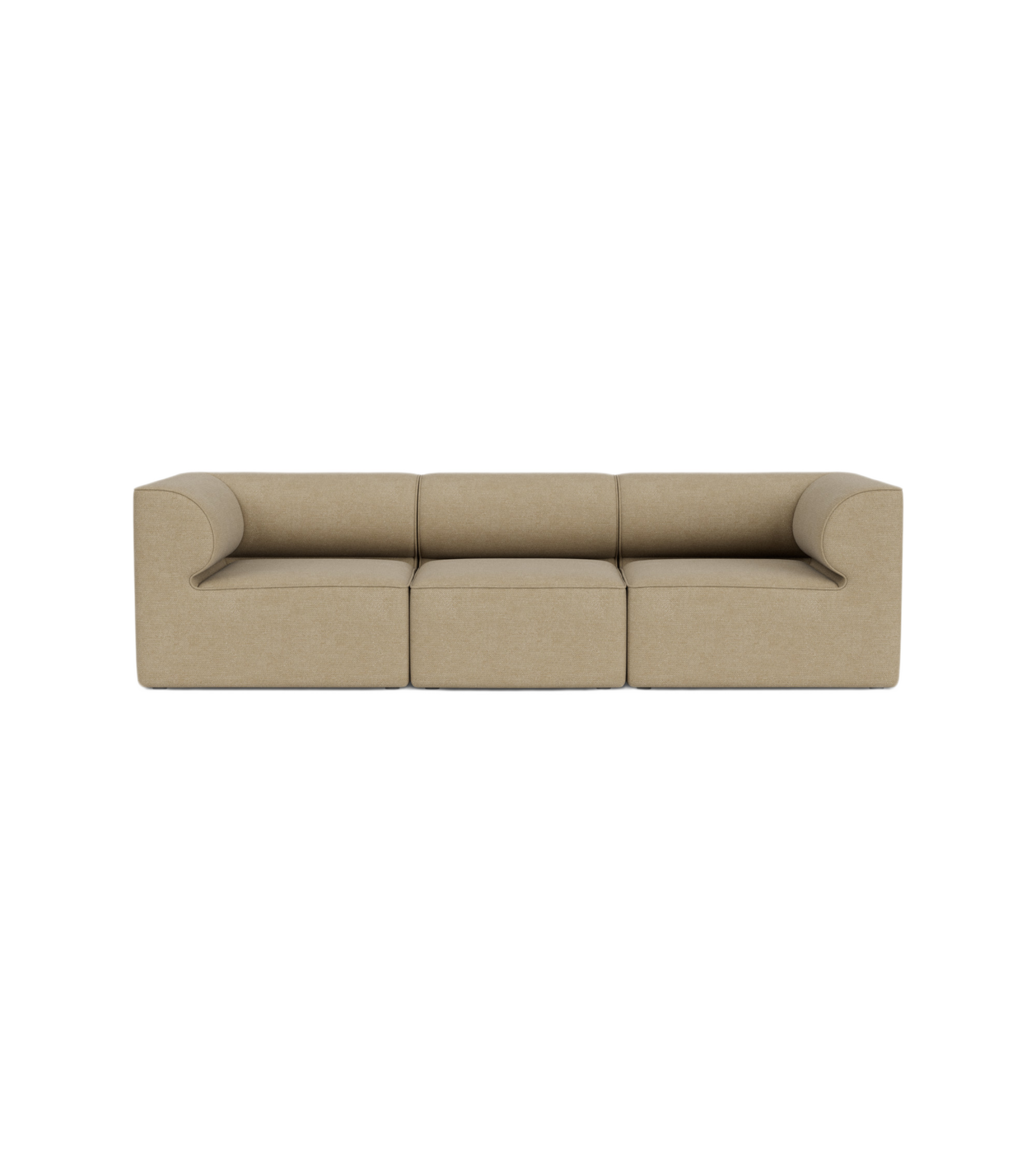 eave modular sofa 3 seater configuration 2 - audo bouclé 02