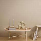 big hug coffee table - oval beige