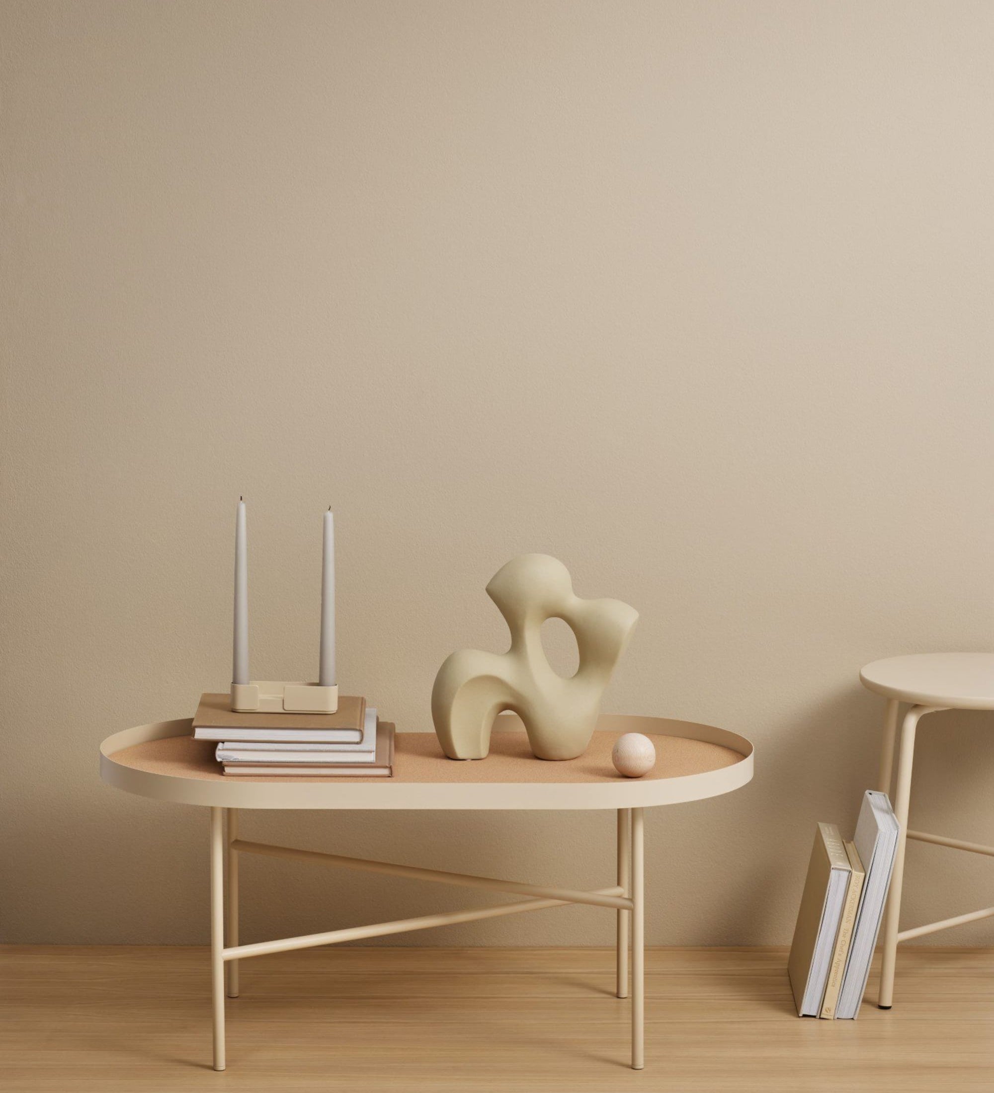 big hug candle holder - beige