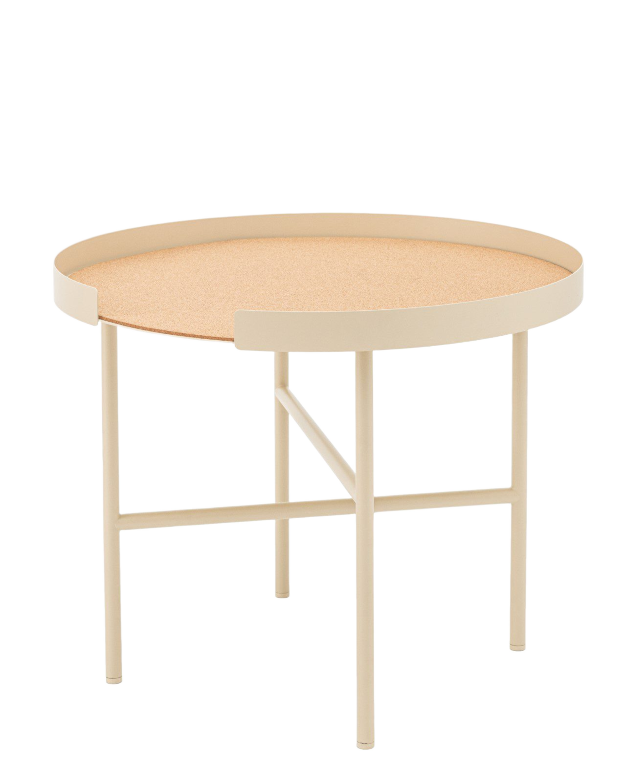 big hug coffee table - round beige