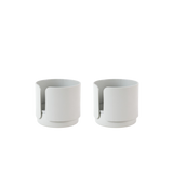 big hug tea light holder - bone 