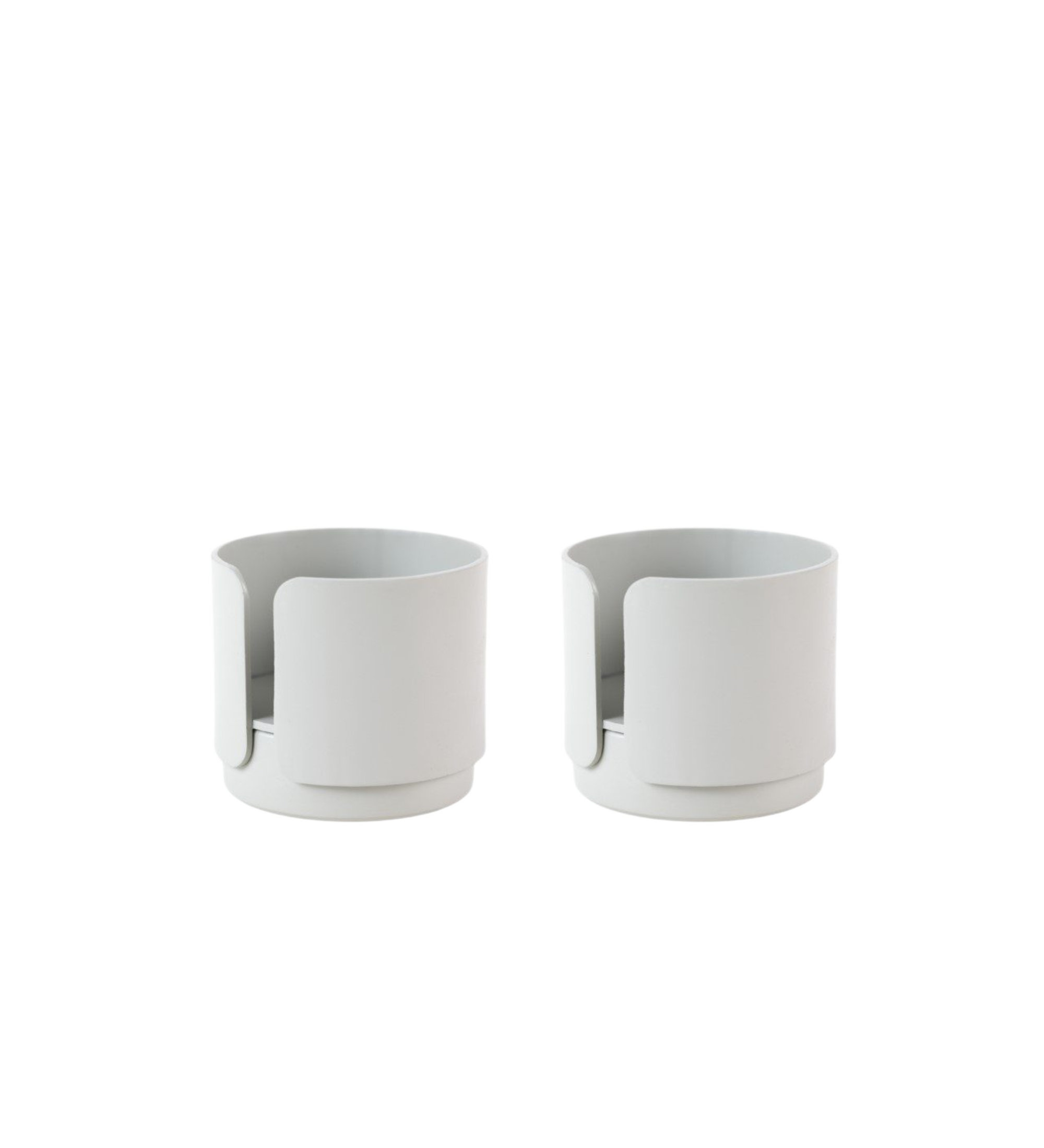 big hug tea light holder - bone 