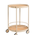 big hug tray trolley - round beige
