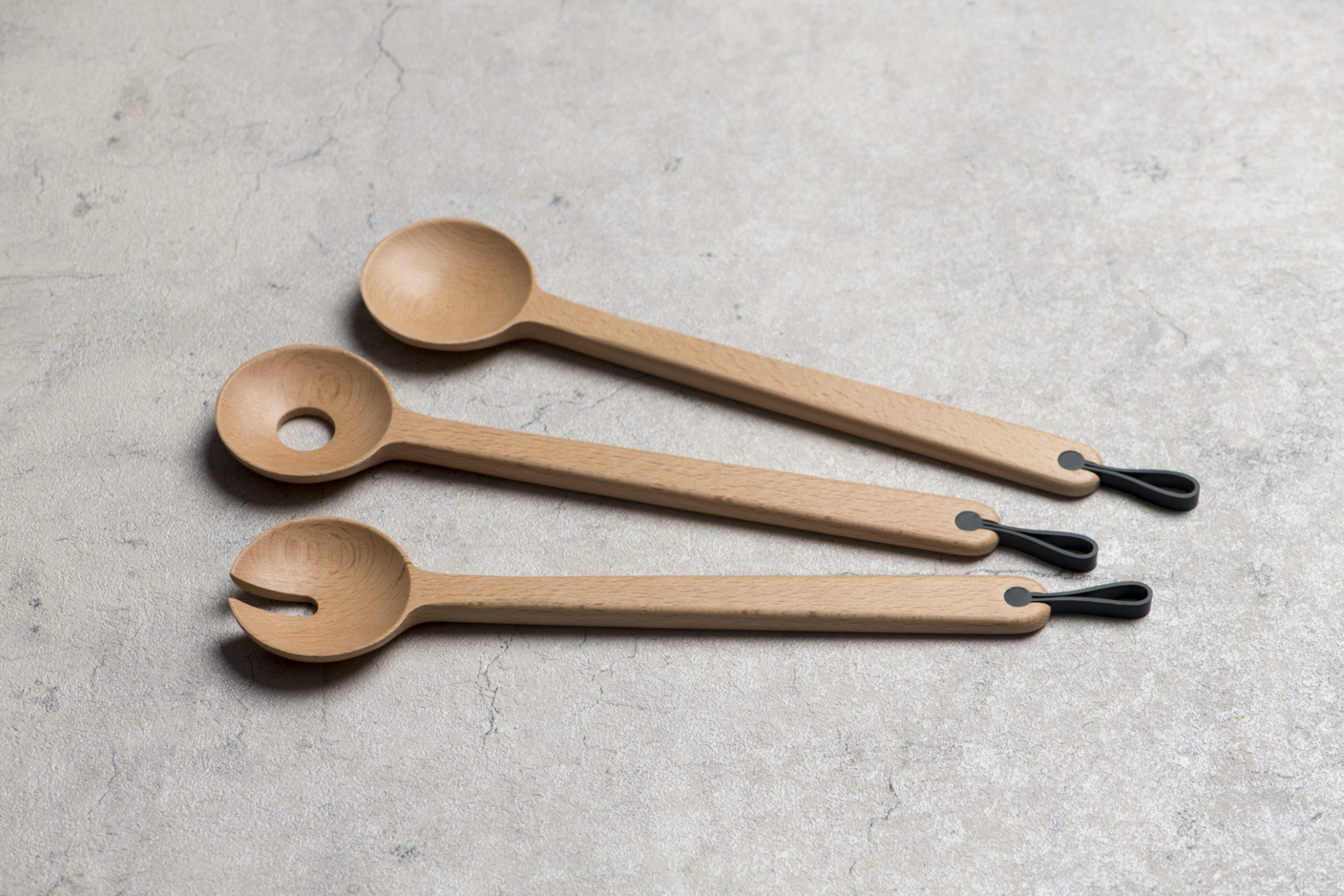 big hug kitchen tools 3pcs - natural