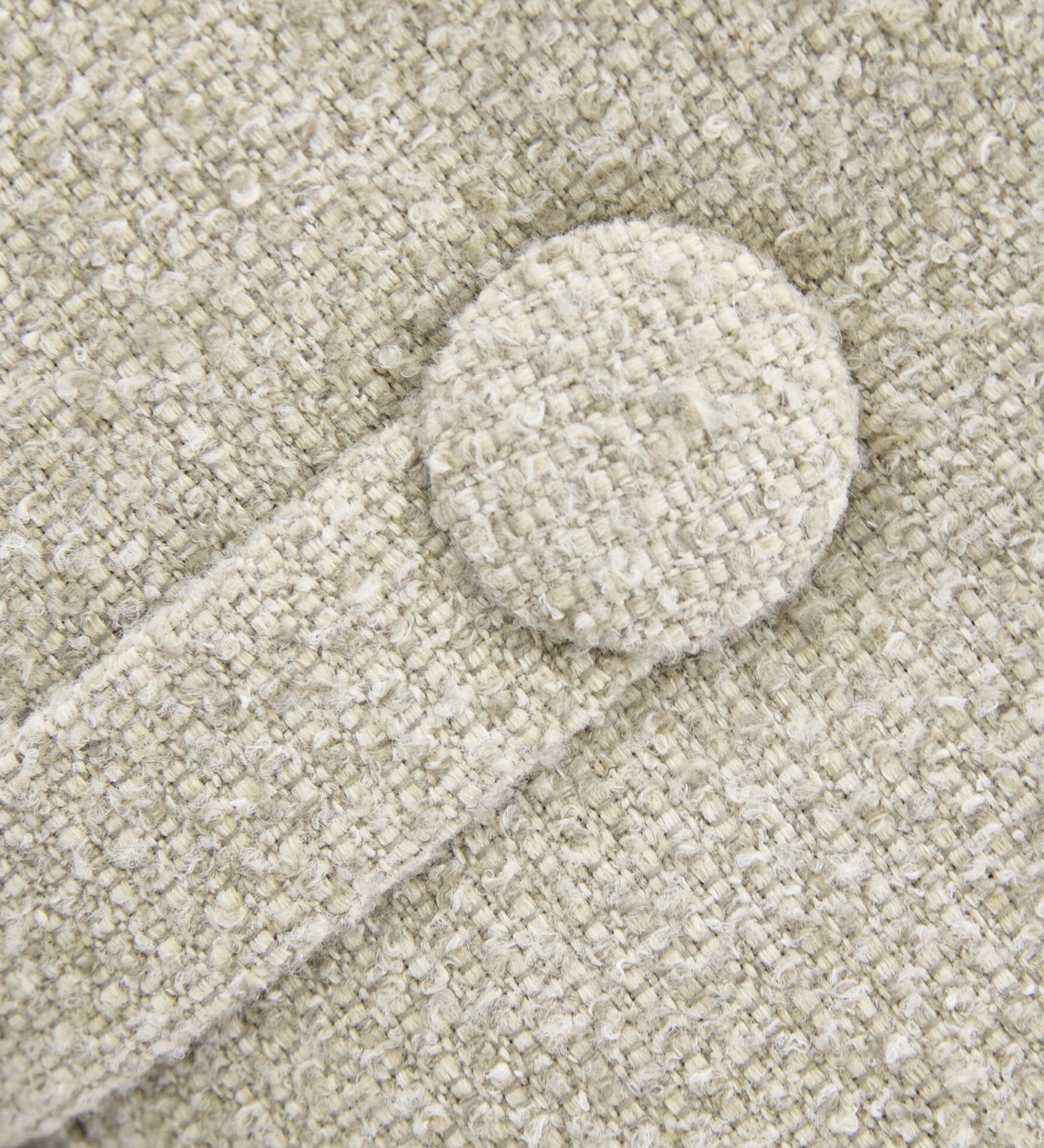 loop pouf - large natural
