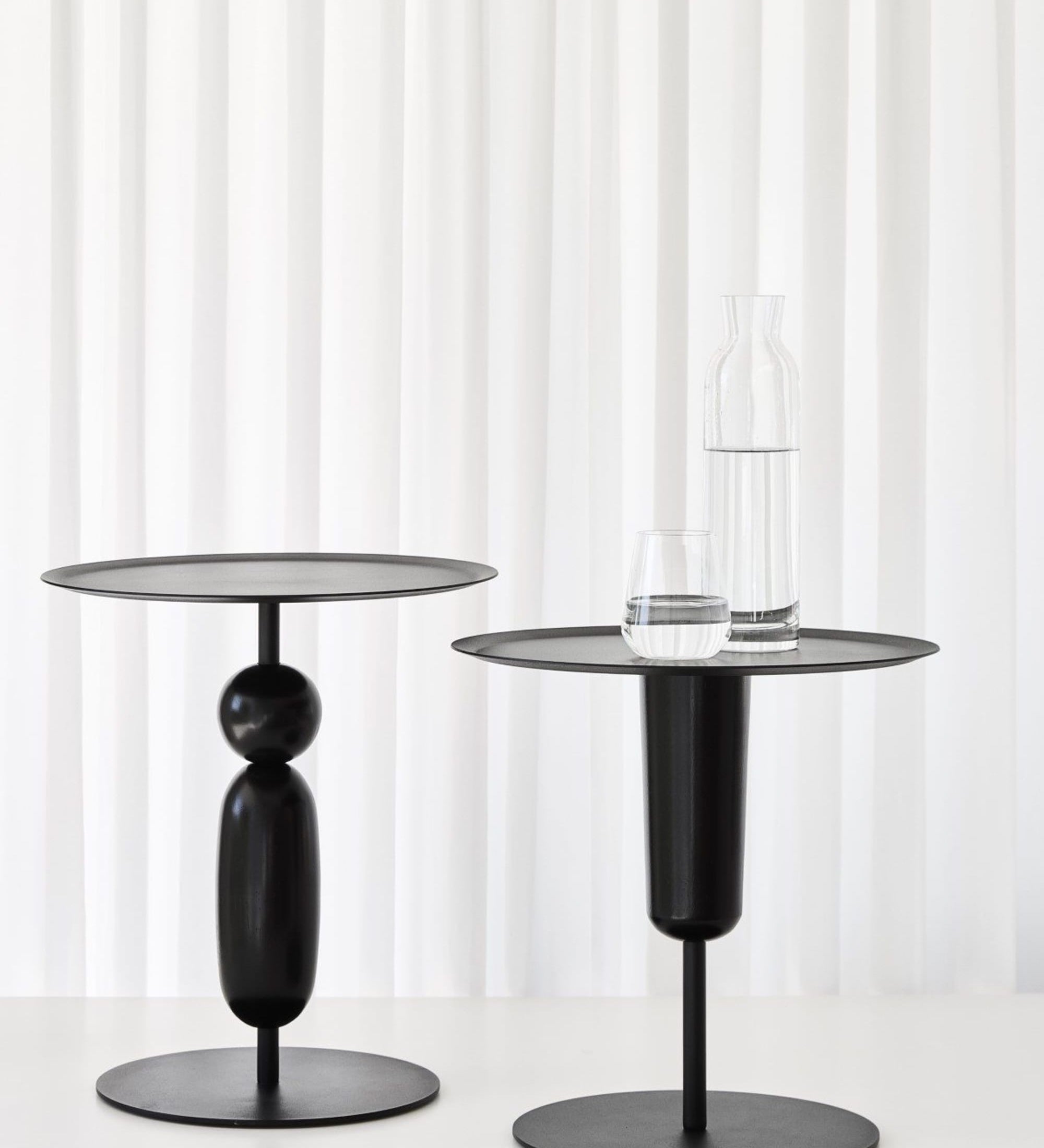 pole sidetable - black