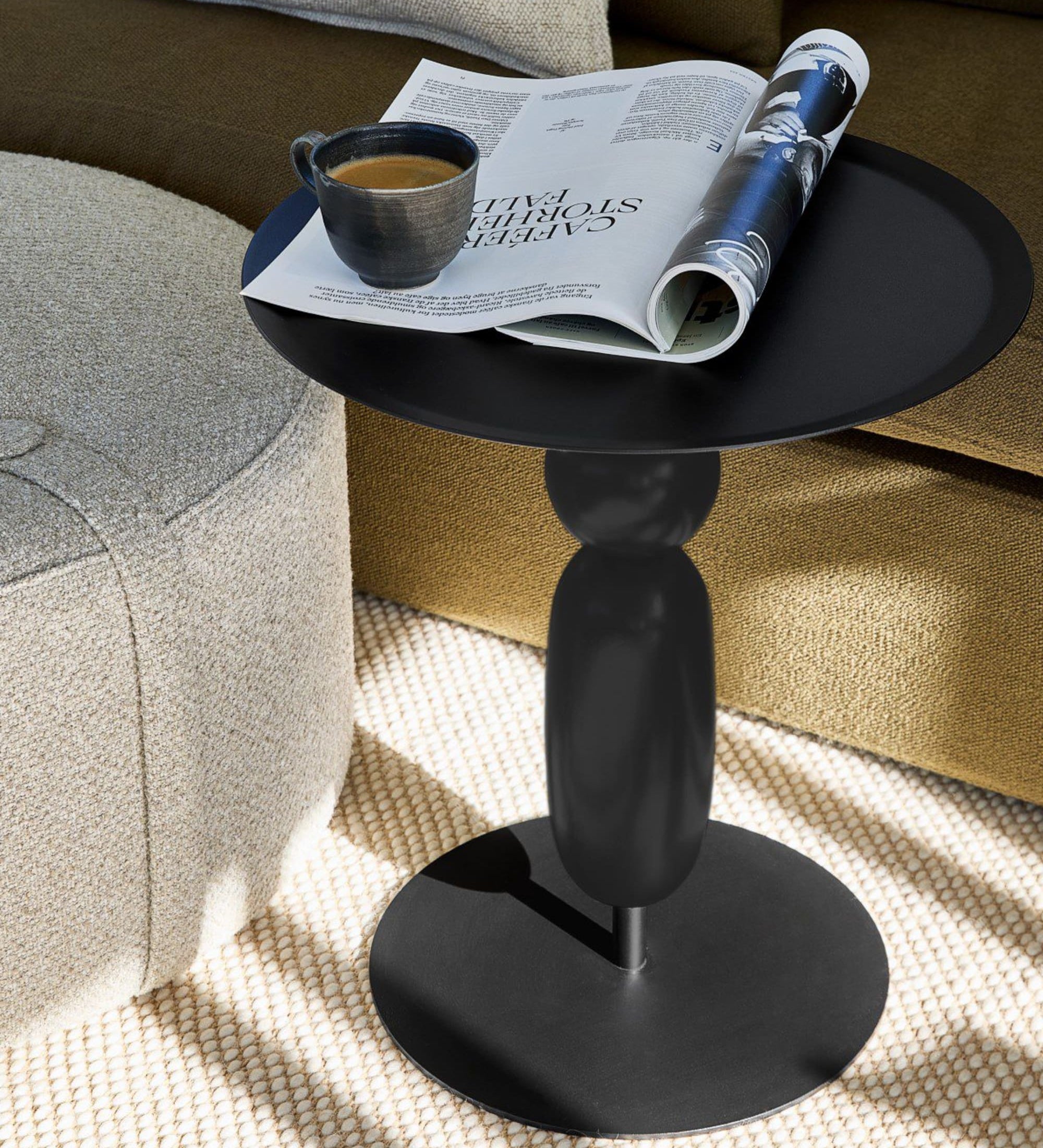 stack sidetable - black