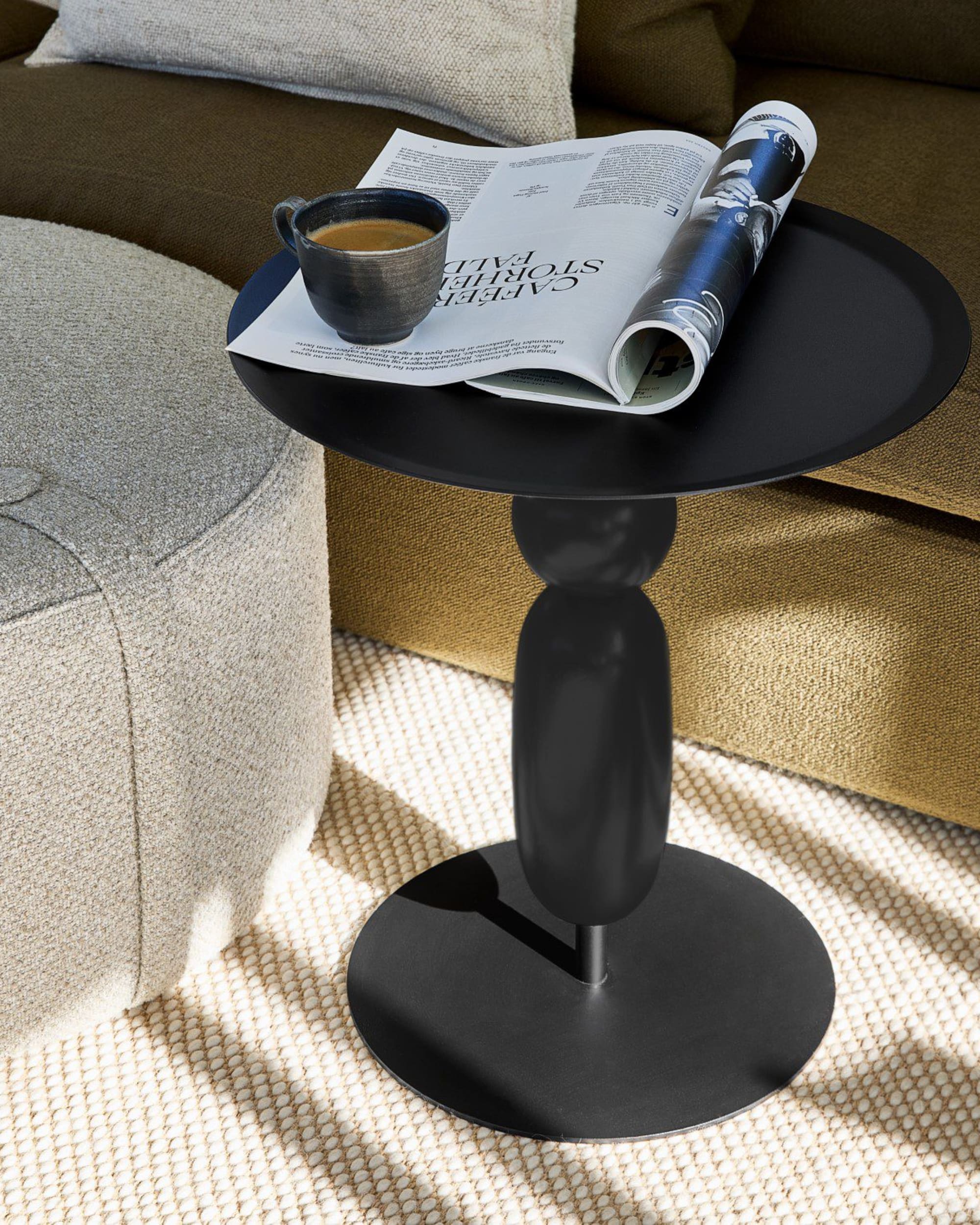 stack sidetable - black