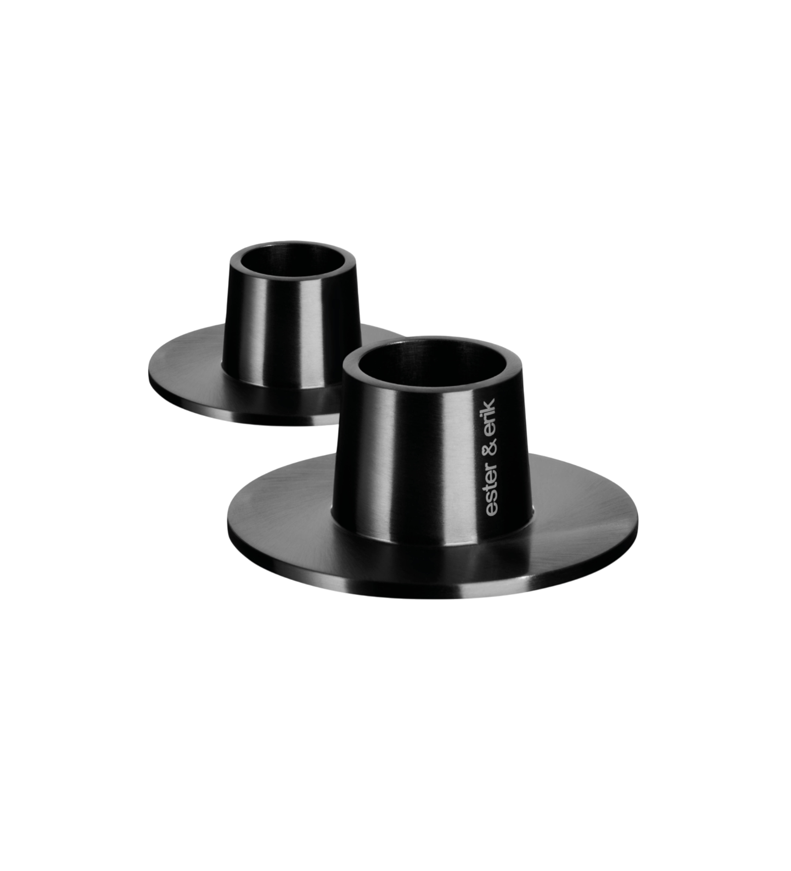 ester&erik-candleholder-medium-black-matt