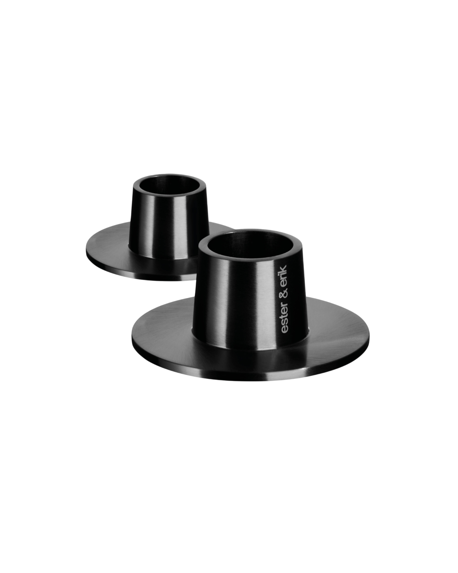 ester&erik-candleholder-medium-black-matt