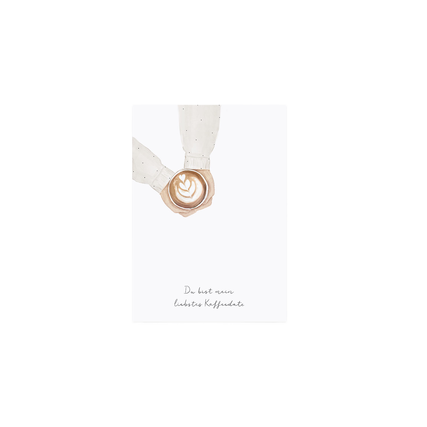 aquarellkarte - coffee 
