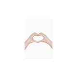 aquarellkarte - hearts hands