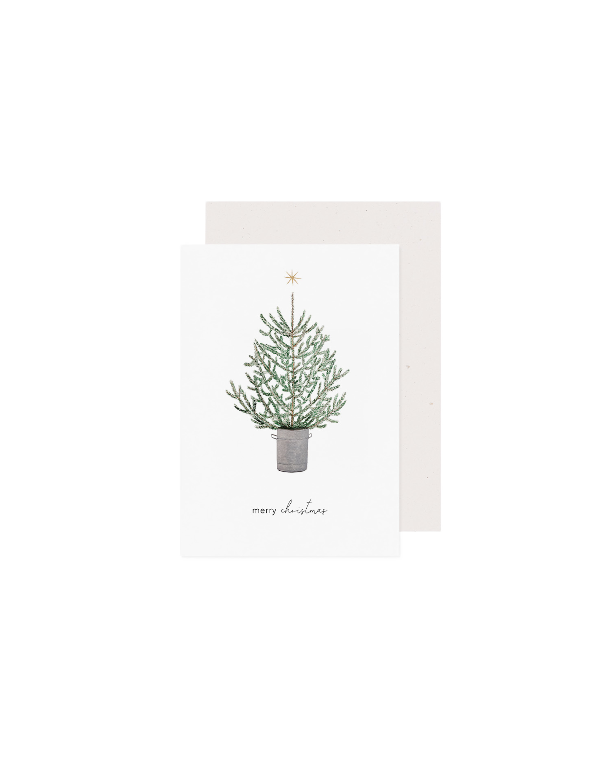 folded card - christmas tree