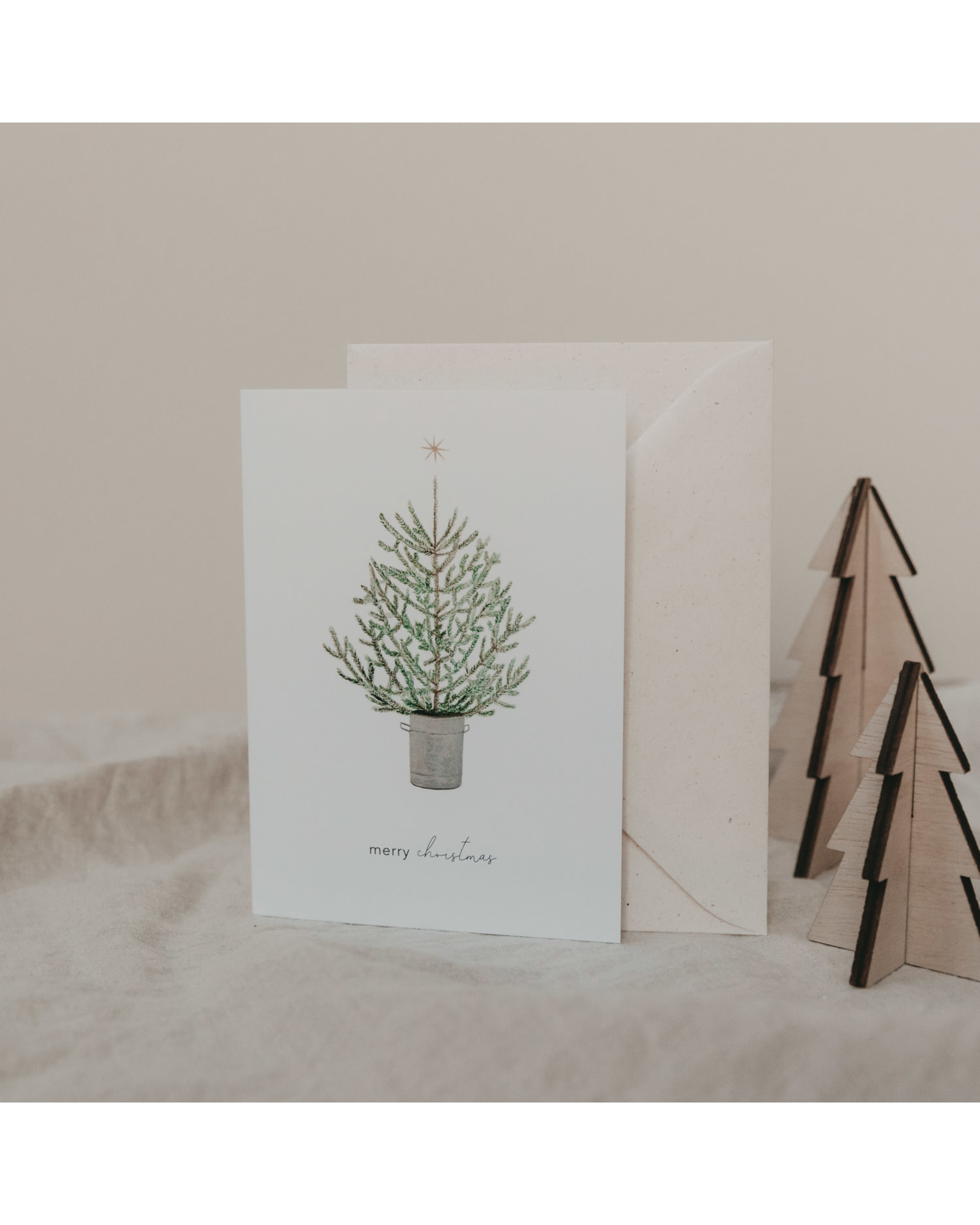 folded card - christmas tree