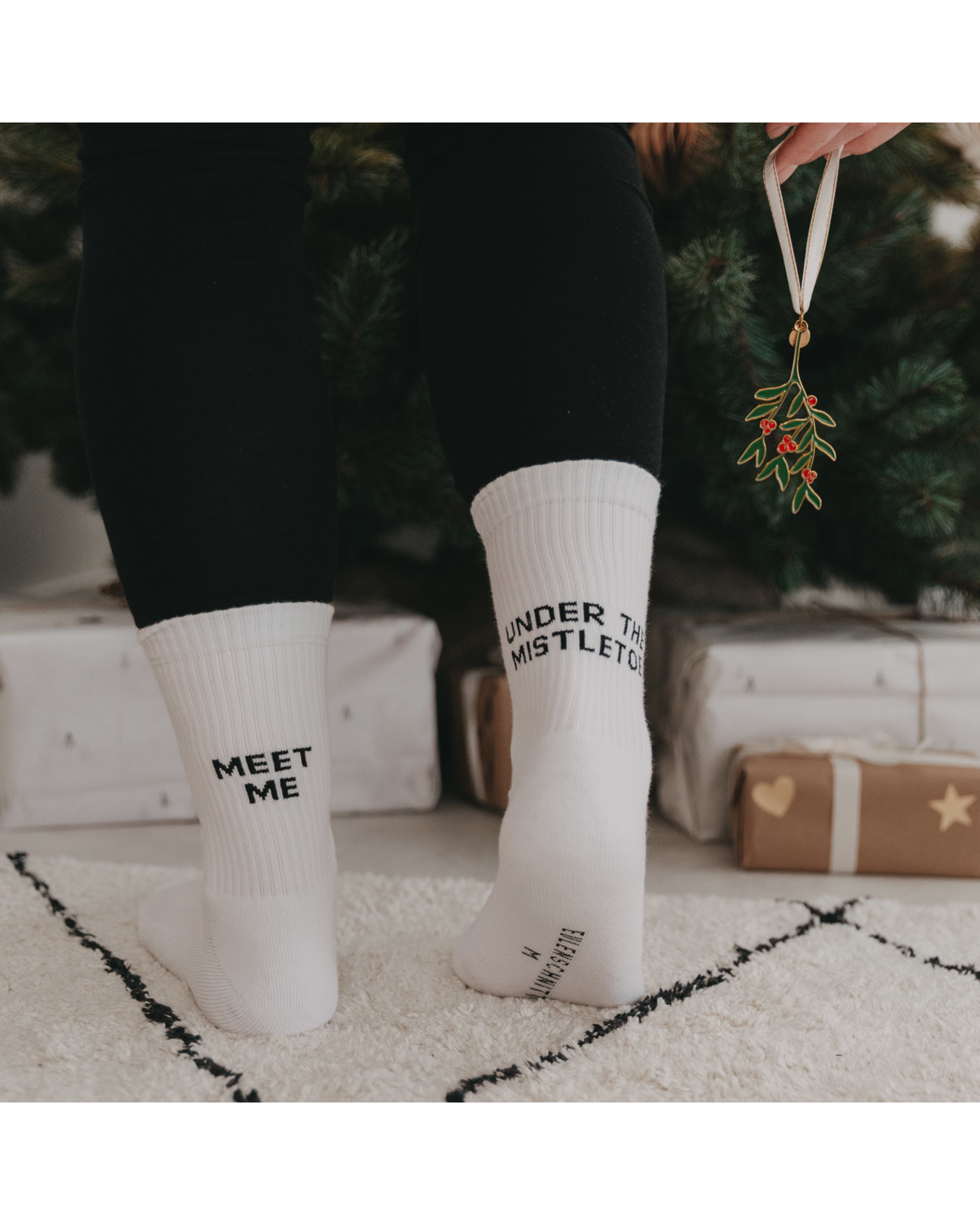 socks - mistletoe white 35-38