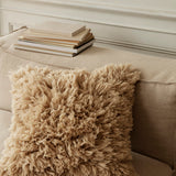 meadow high pile cushion - light sand