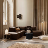 calm cushion large - camel black