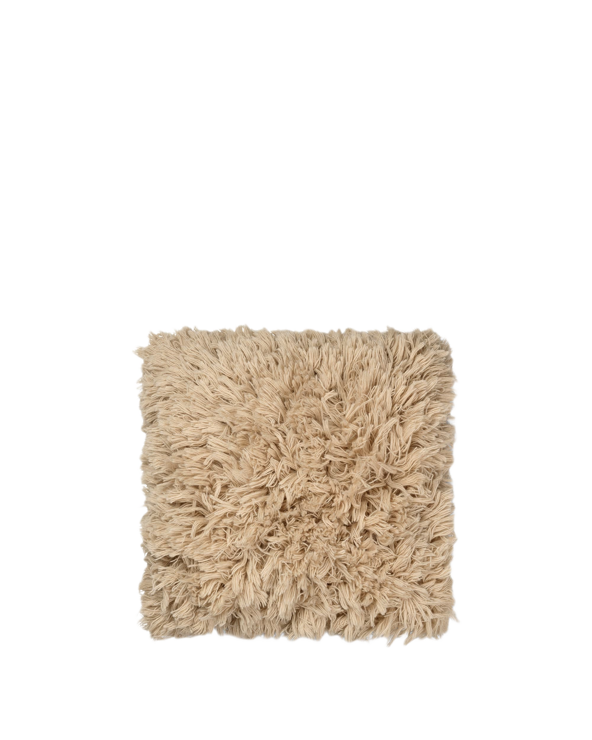 meadow high pile cushion - light sand