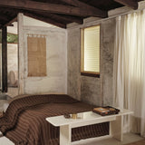 aires bedspread single - stone