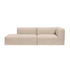 catena sofa 3 seater open end left small - loose drape