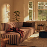 catena sofa 3 seater armrest open end left small - louisiana by ferm living