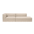 catena sofa 3 seater open end right small - loose drape