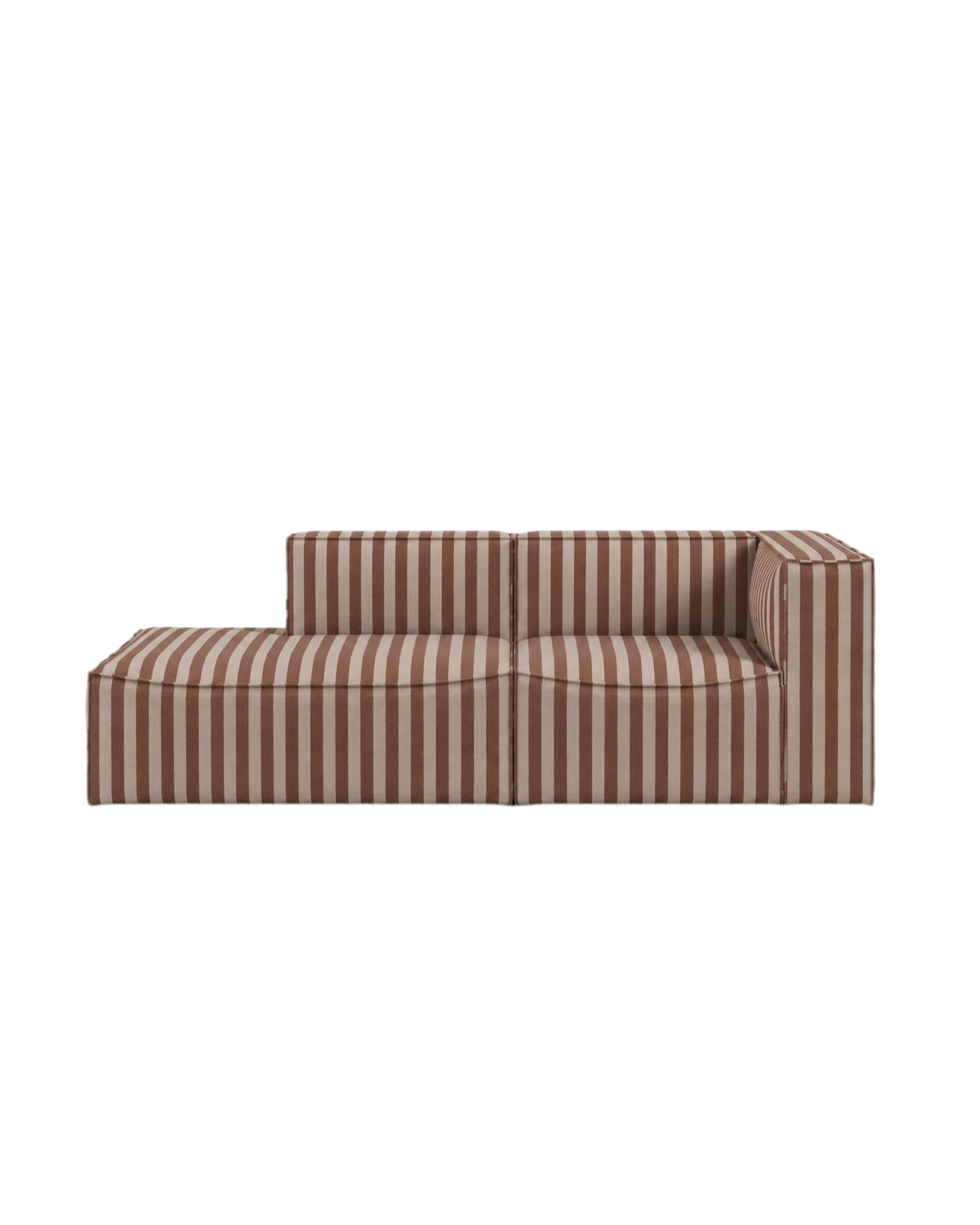 catena sofa 3 seater armrest open end left small - louisiana by ferm living