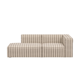 catena sofa 3 seater armrest open end left small - louisiana by ferm living