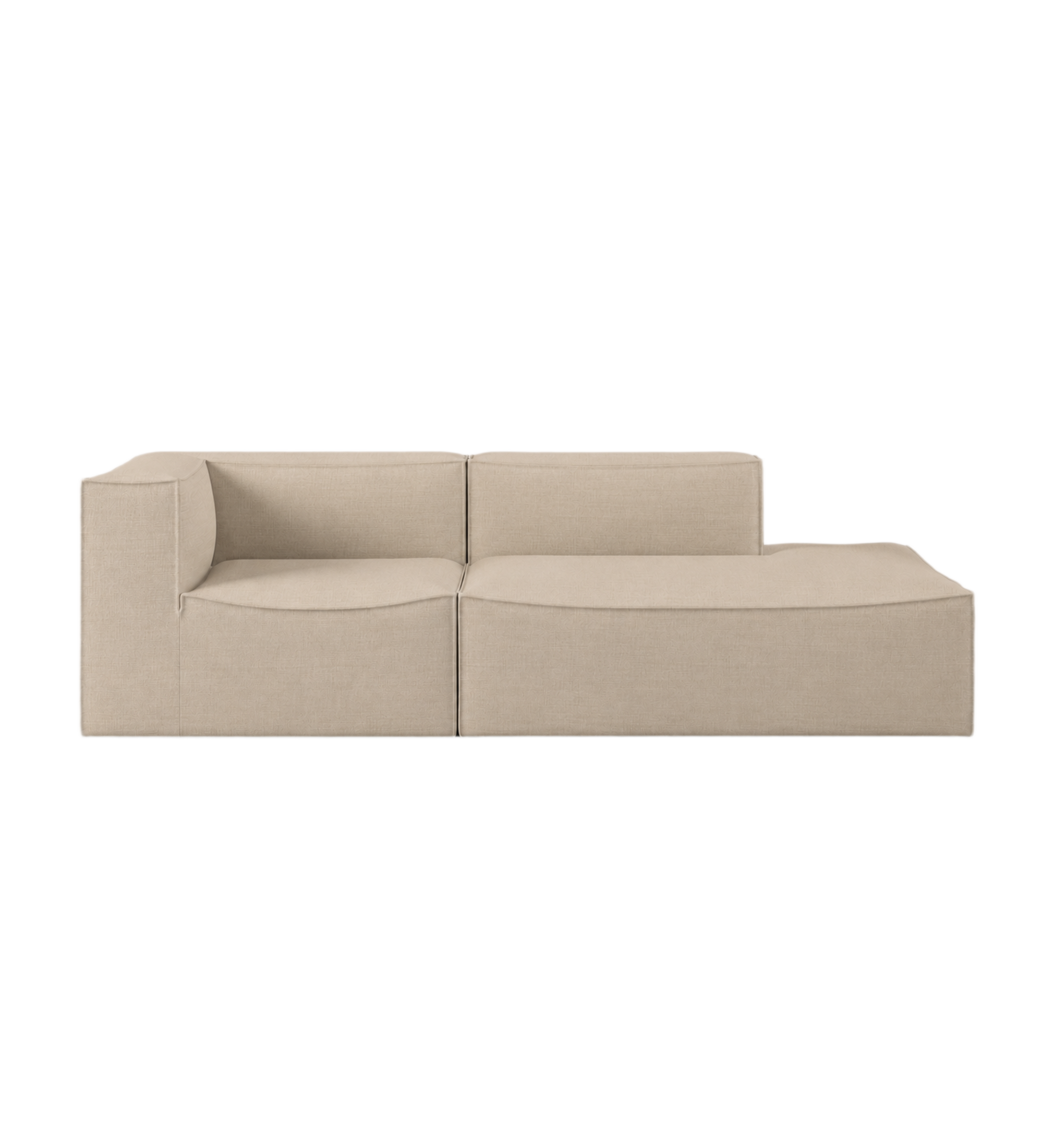 catena sofa 3 seater armrest open end right small - hot madison