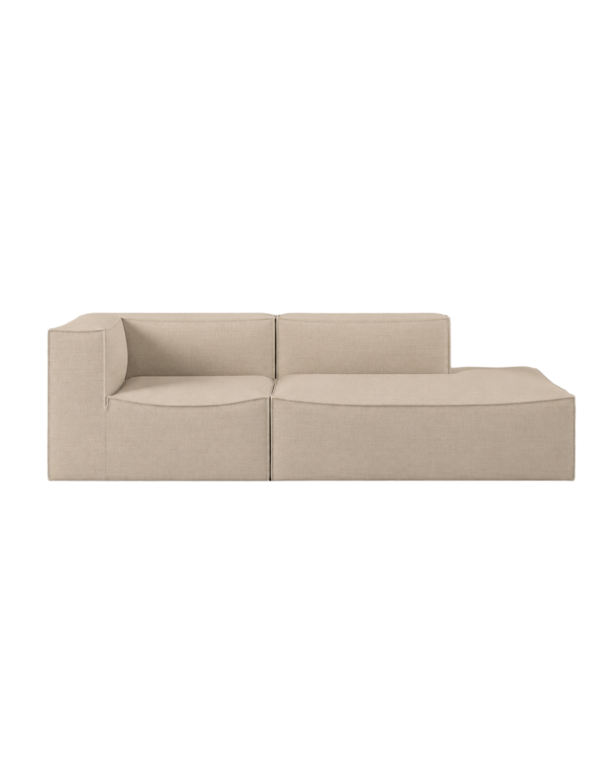 catena sofa 3 seater armrest open end right small - hot madison